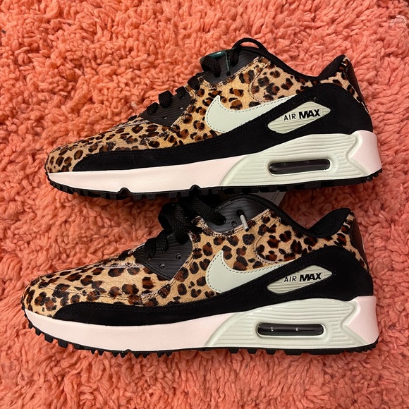 Nike LEOPARD / CHEETAH Air Max 90 Golf ( or regular)  🐆⛳️👟 - Picture 5 of 11